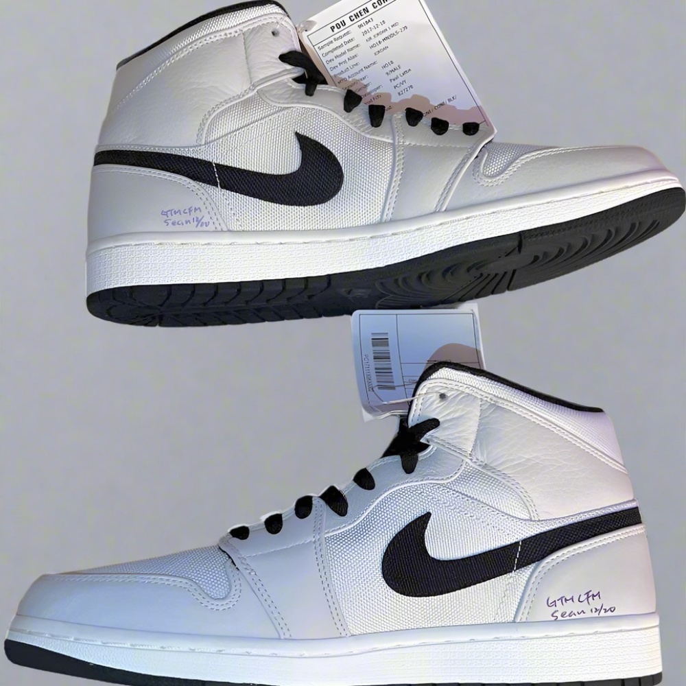 SAMPLE Rare Pair AJ1 Retro Mid